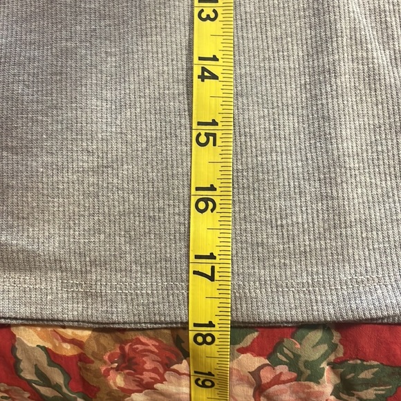 🥀 Gray Knit Wrap Top Reversible Dress, Sz Med, New 🥀 - Picture 7 of 11